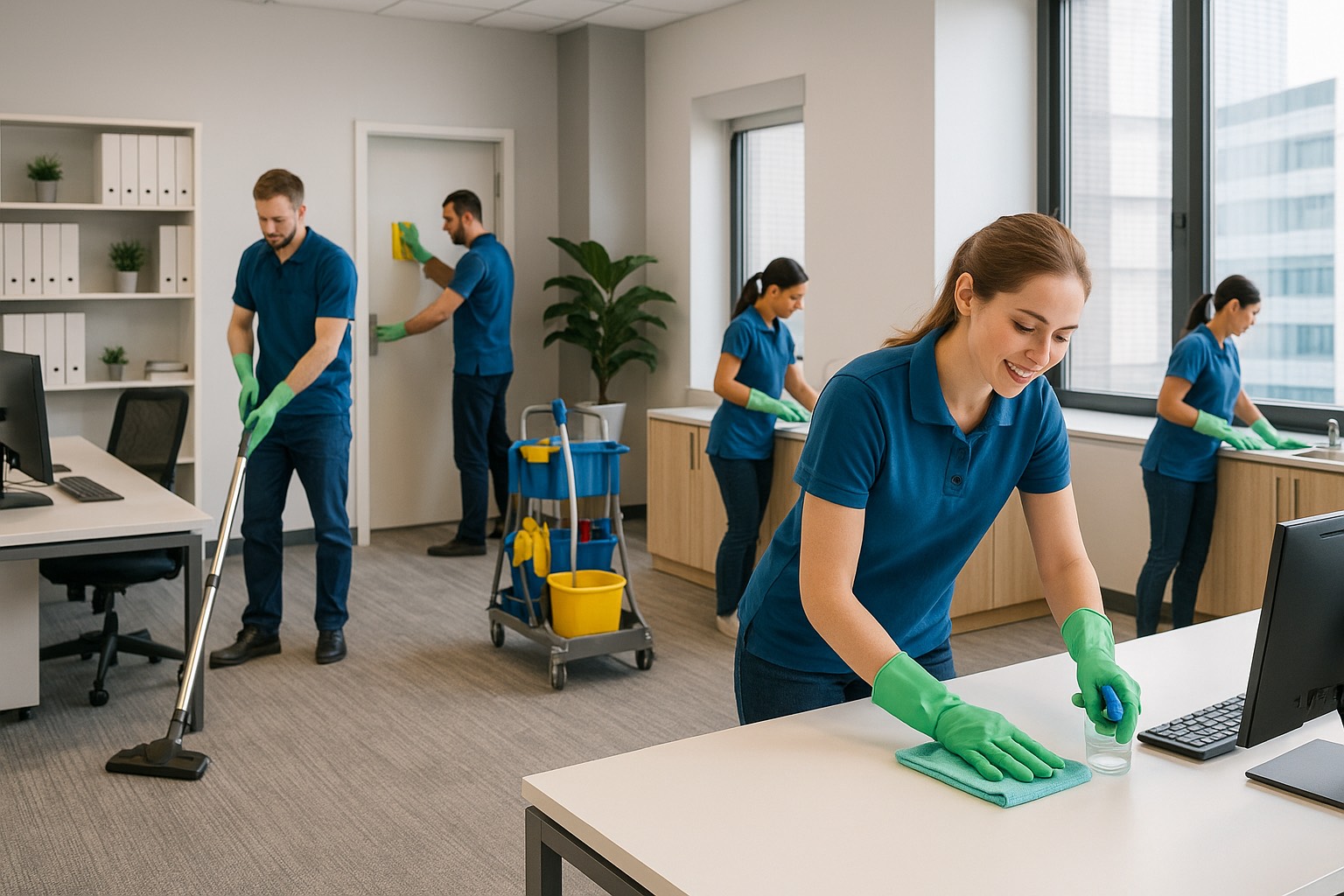 Yadon Cleaners professional cleaning team in Hamilton Ontario